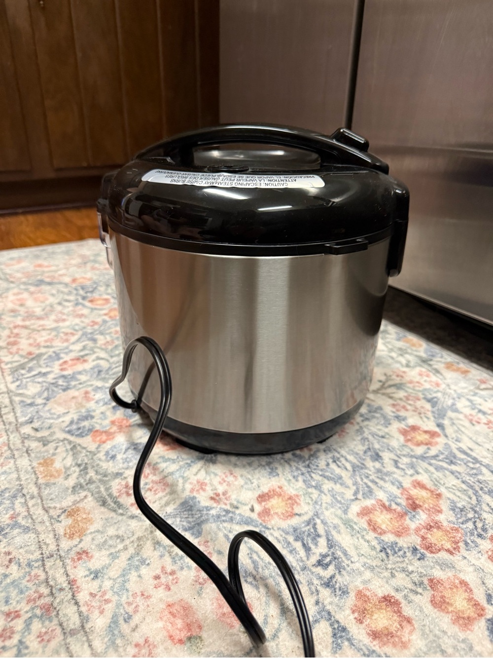 Hamilton Beach Digital Rice Cooker with Steamer Basket Stainless Steel - Picture 9 of 16